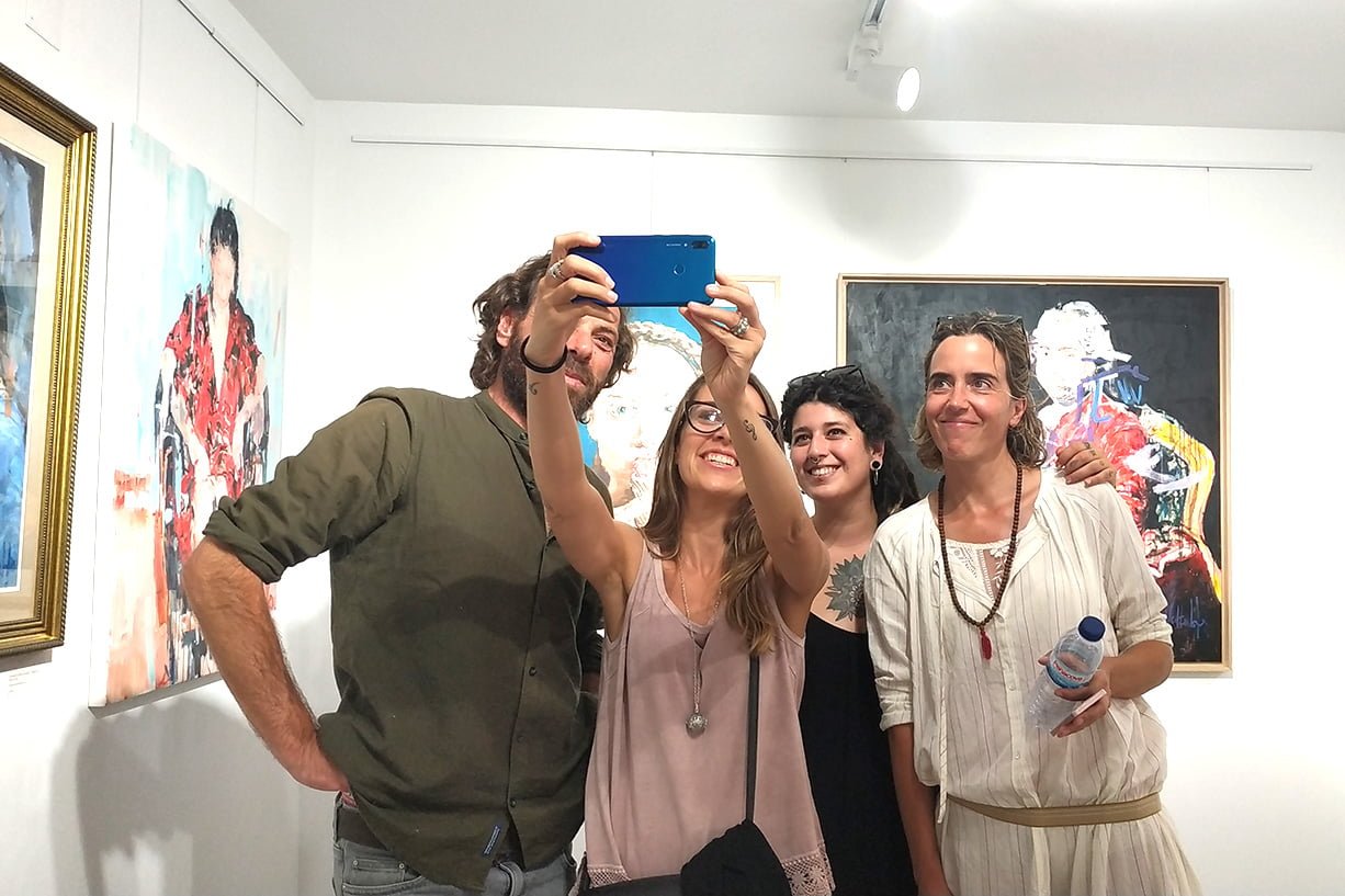 opening art exhibition valter lopes apaixonarte