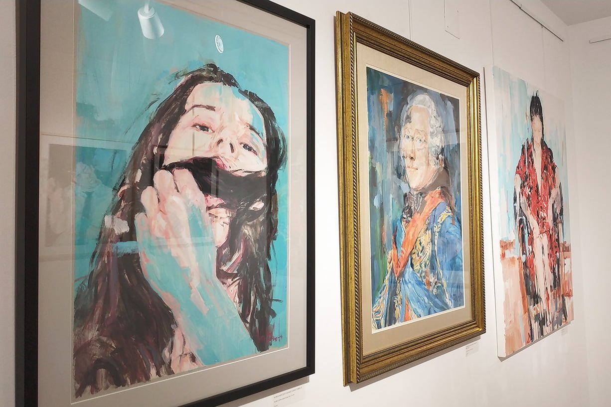 opening art exhibition valter lopes apaixonarte