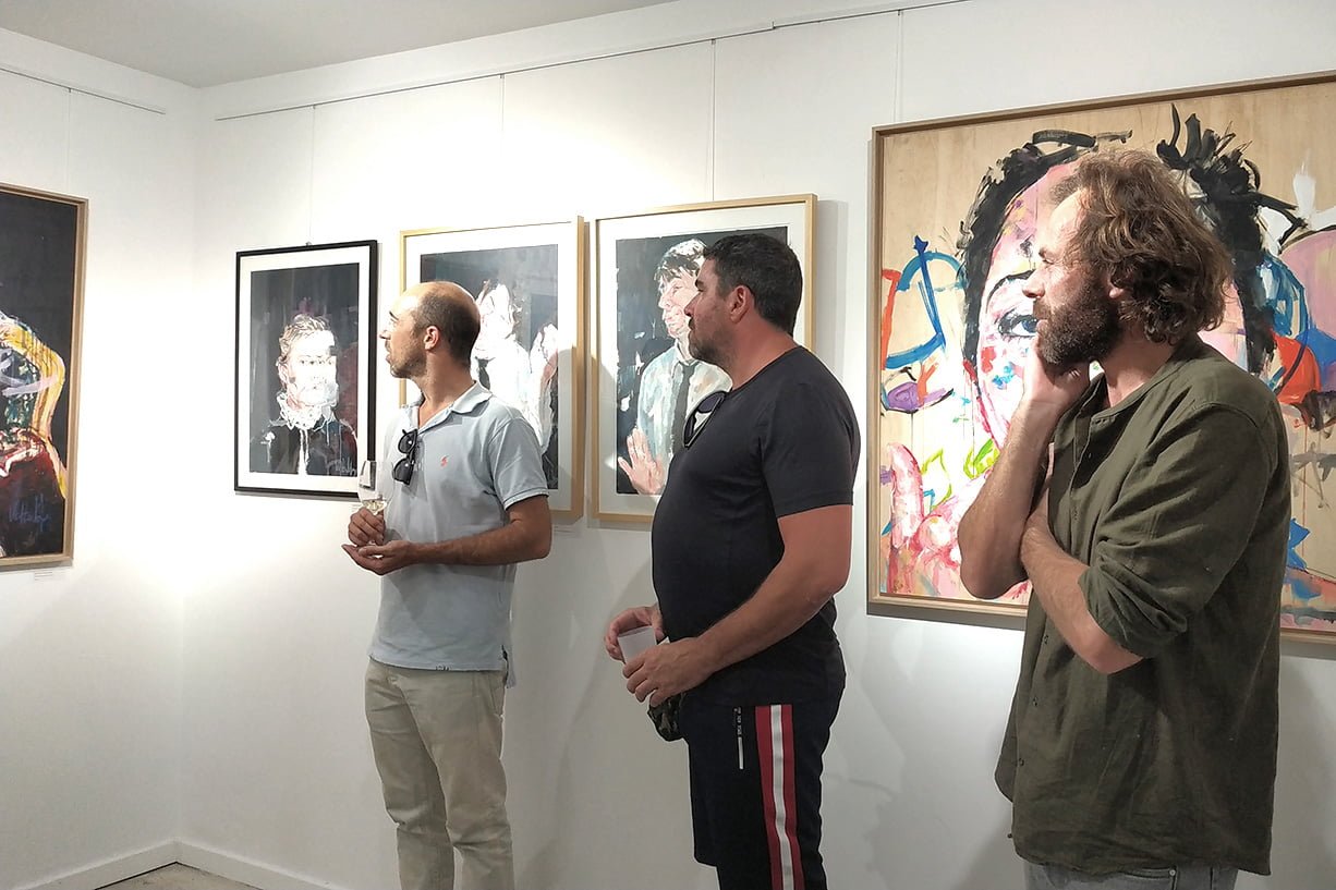 opening art exhibition valter lopes apaixonarte