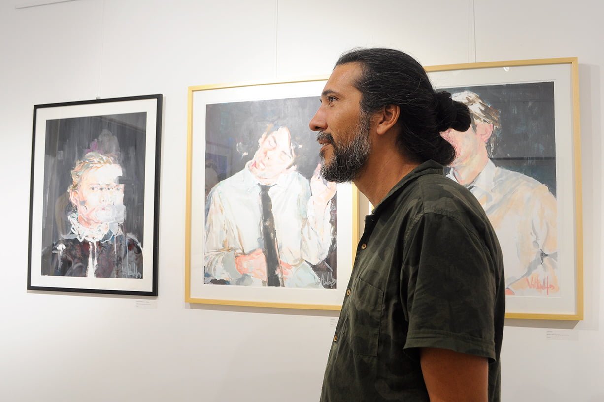 opening art exhibition valter lopes apaixonarte