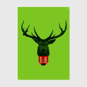 reindeer bulb light green
