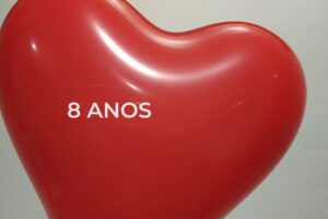 heart ballon 8 years
