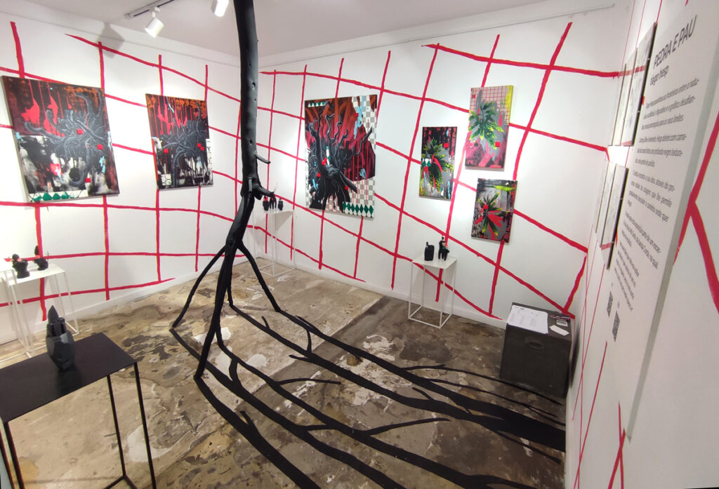 art exhbition made by tiago hesp for Apaixonarte gallery