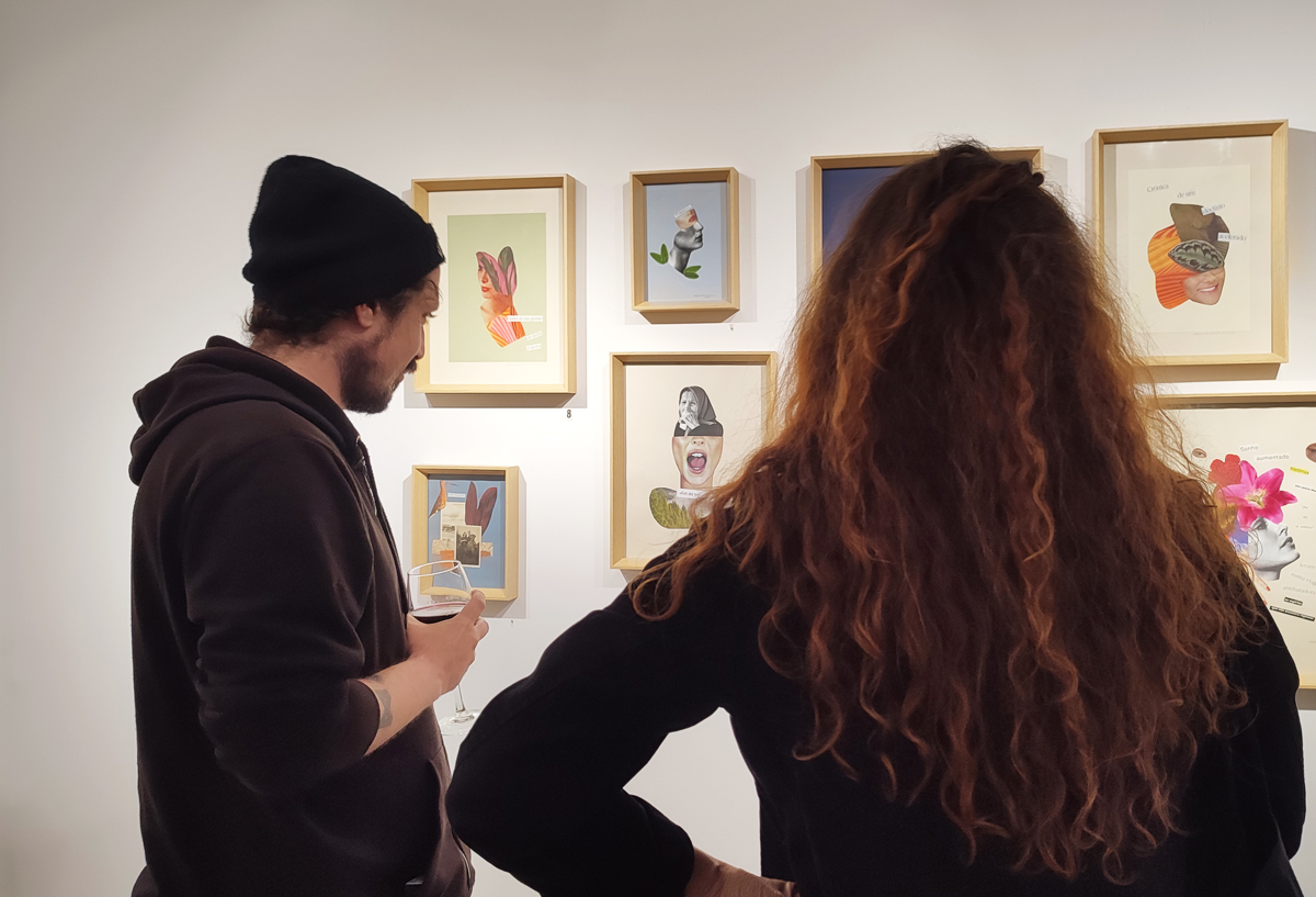 opening of maria melancolia's art exhbition at apaixonarte gallery