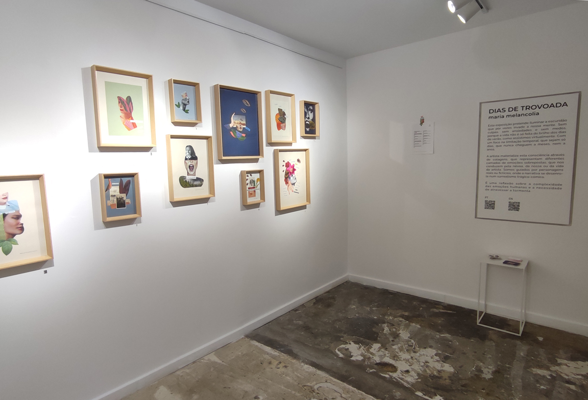 maria melancolia's art exhbition at apaixonarte gallery