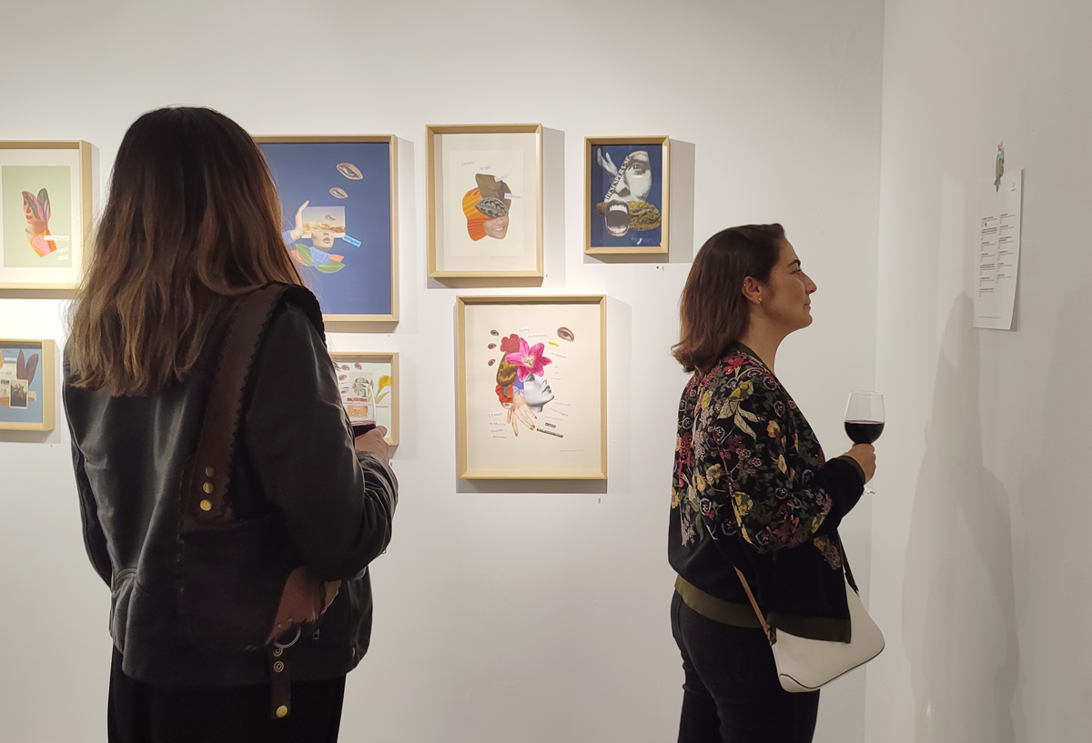 opening of maria melancolia's art exhbition at apaixonarte gallery