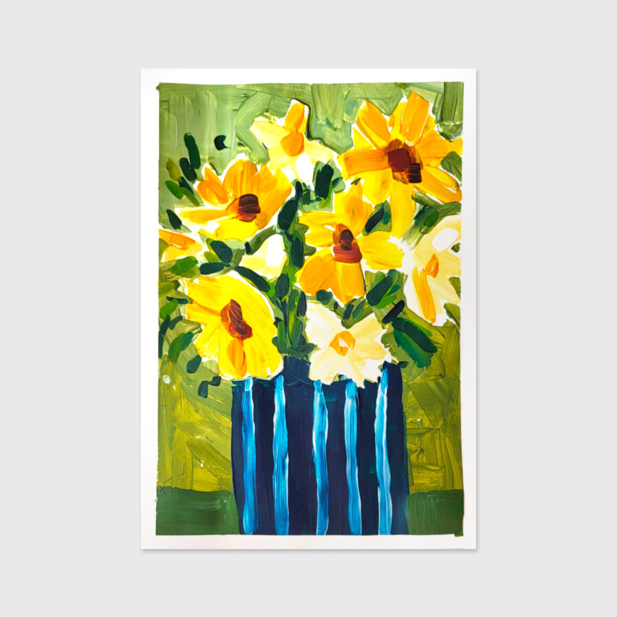 Flowers painting by Joana Dornellas