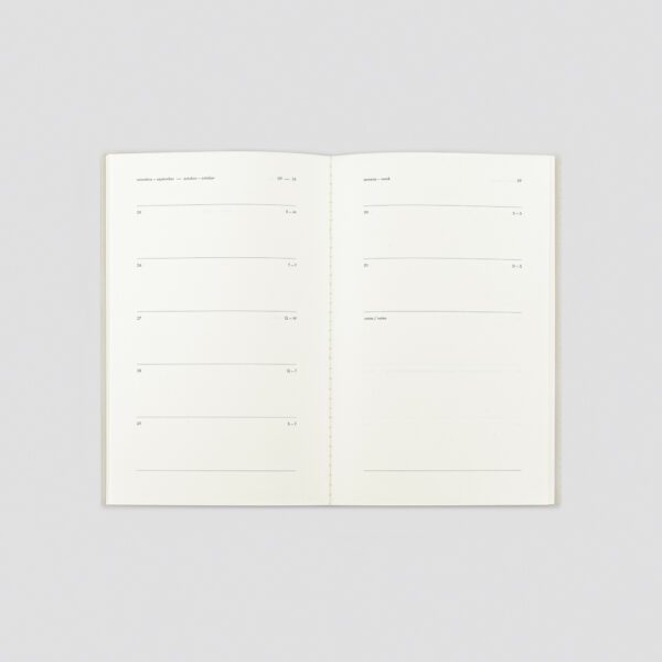 '+ add - subtract | weekly planner 2023 – Inusitado - Image 2