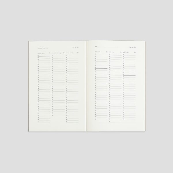 '+ add - subtract | weekly planner 2023 – Inusitado - Image 4