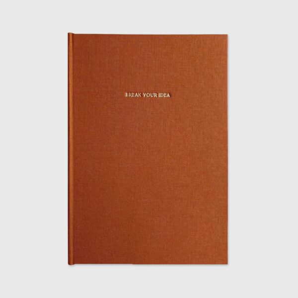 break your idea | hardcover notebook – Inusitado