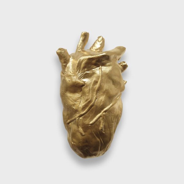 Here It Is My Beautiful Fucked Up Heart - Ceramic Gold - Dear Anushka