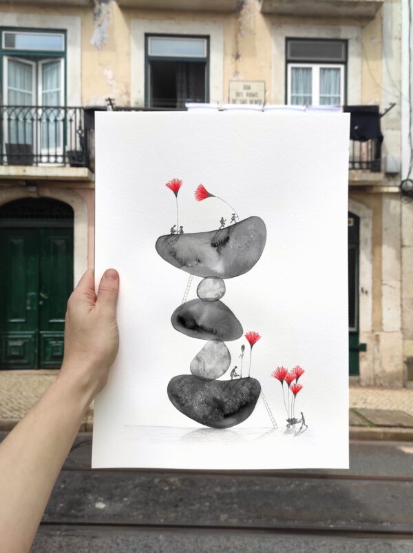 25 de Abril Watercolor #2 - Cátia Freitas - Image 2