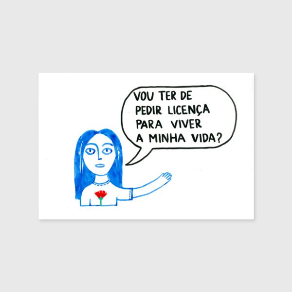 De cravo ao peito e irritada - Clara Não