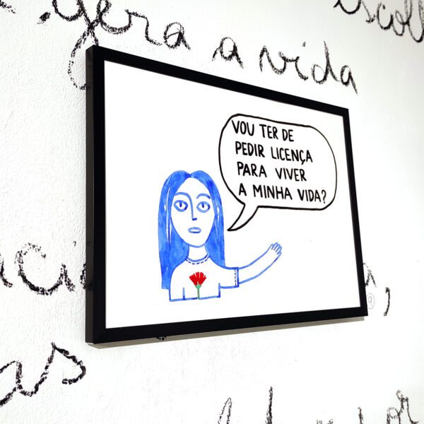 De cravo ao peito e irritada - Clara Não - Image 3