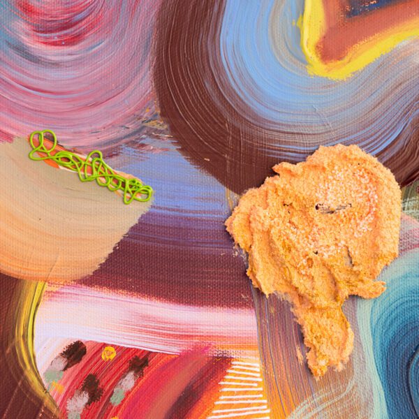 Colourful abstract painting by Sara Atrouni
